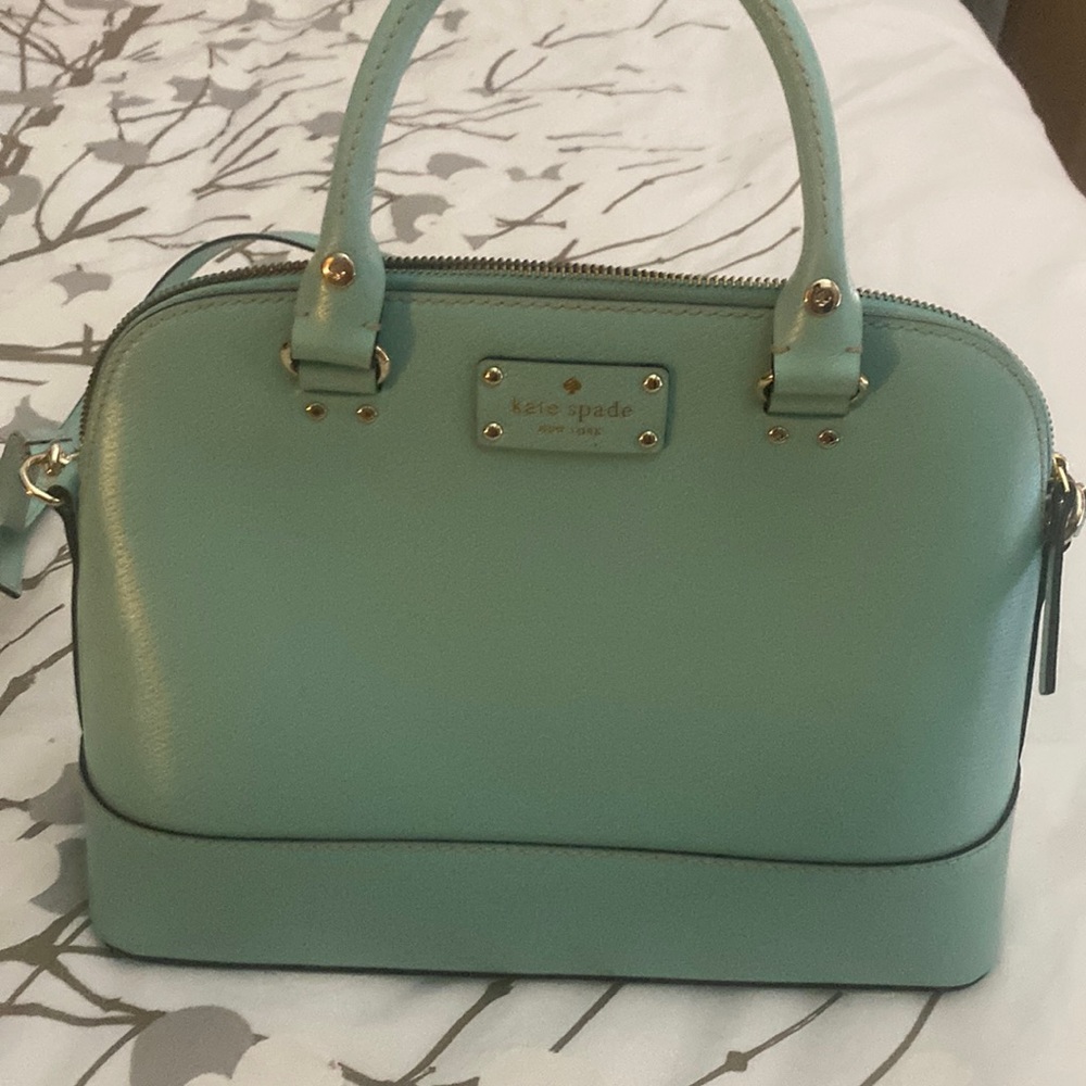 Kate Spade Robin’s Egg Blue Satchel purse